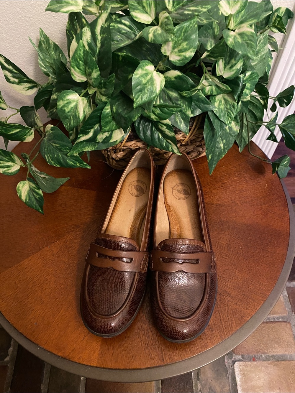 Nurture by Lamaze Brown Leather Penny Loafers